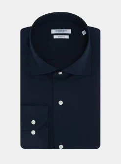 Camicia in popeline stretch