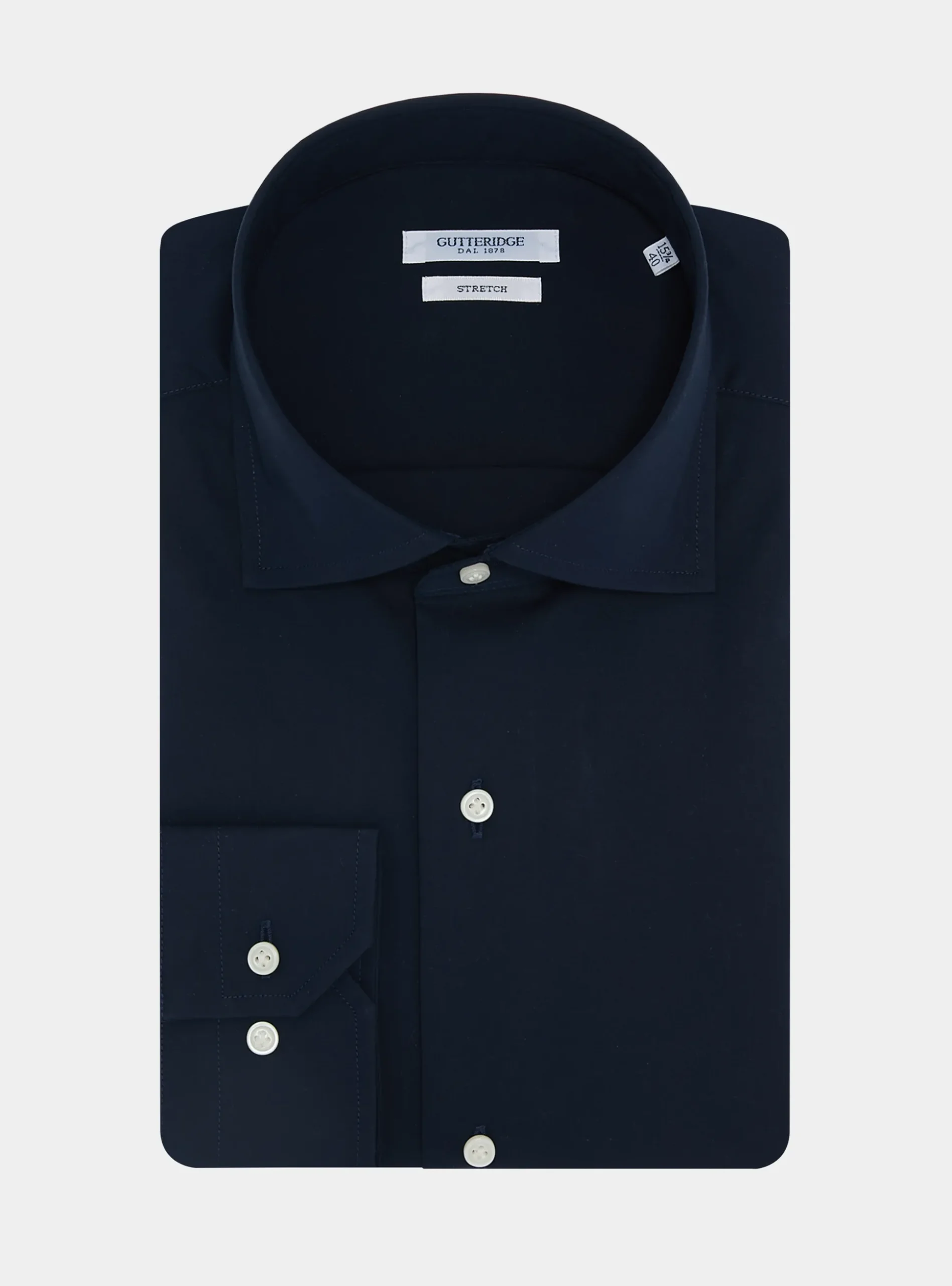 Camicia in popeline stretch