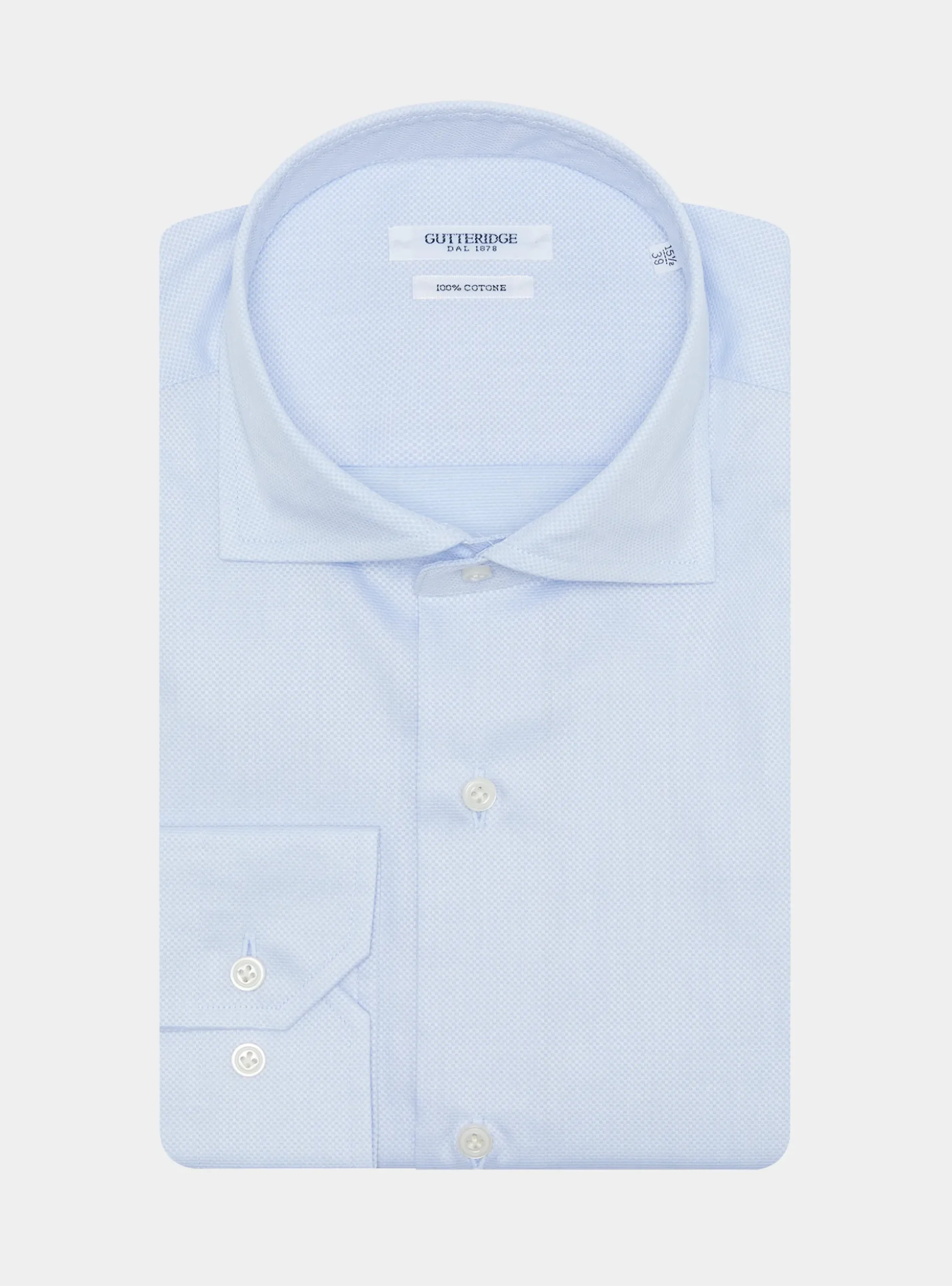 Camicia in puro cotone operato