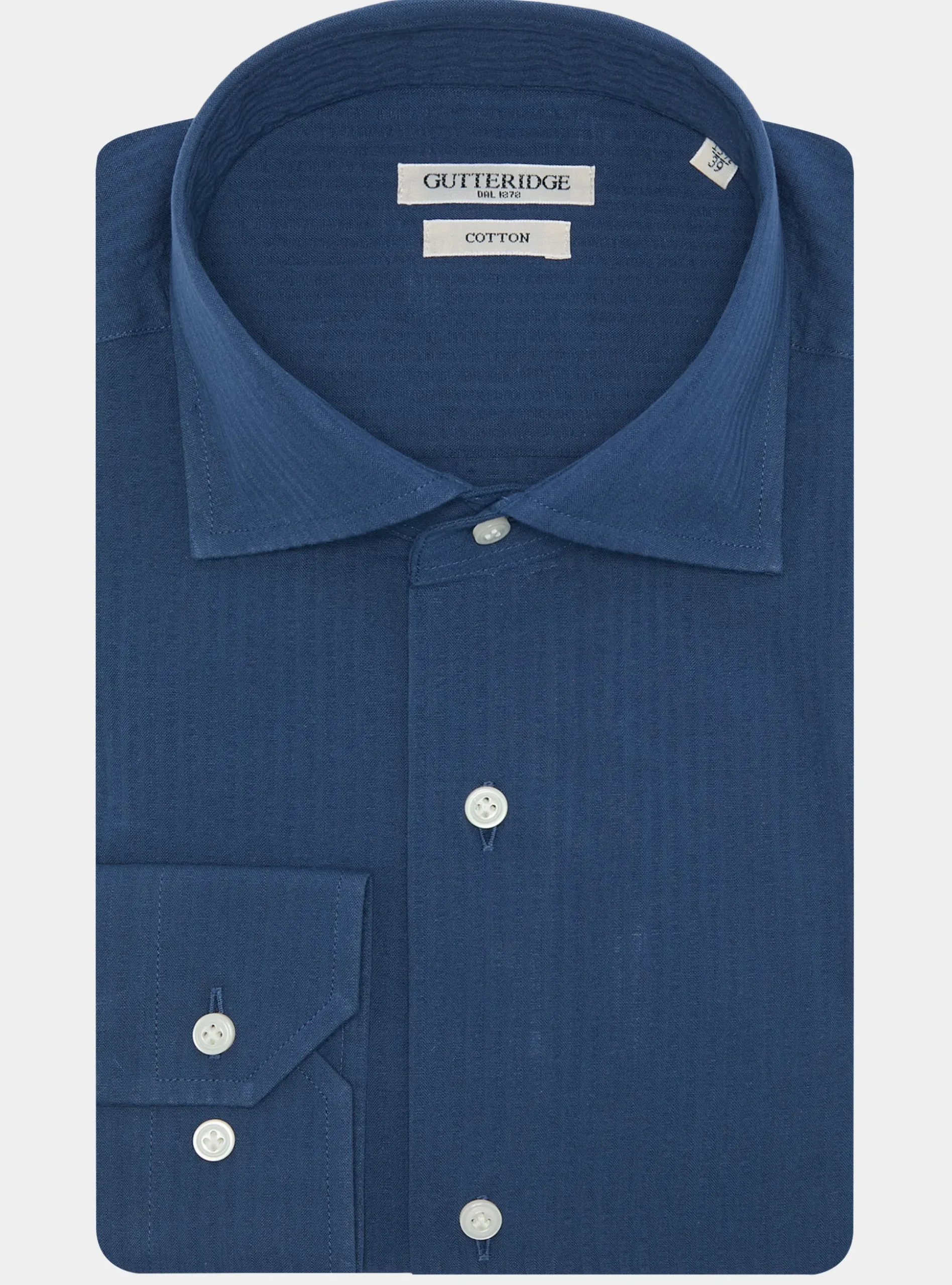 Camicia in puro cotone seersucker