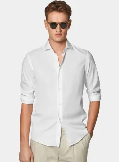 Ceremony in ecru double-breasted blazer