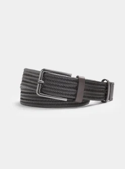 Cintura intrecciata in pelle