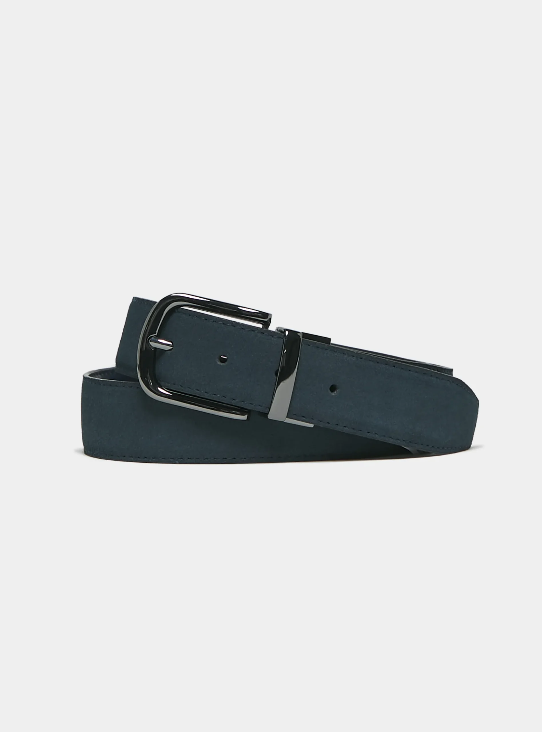 Cintura reversibile in suede