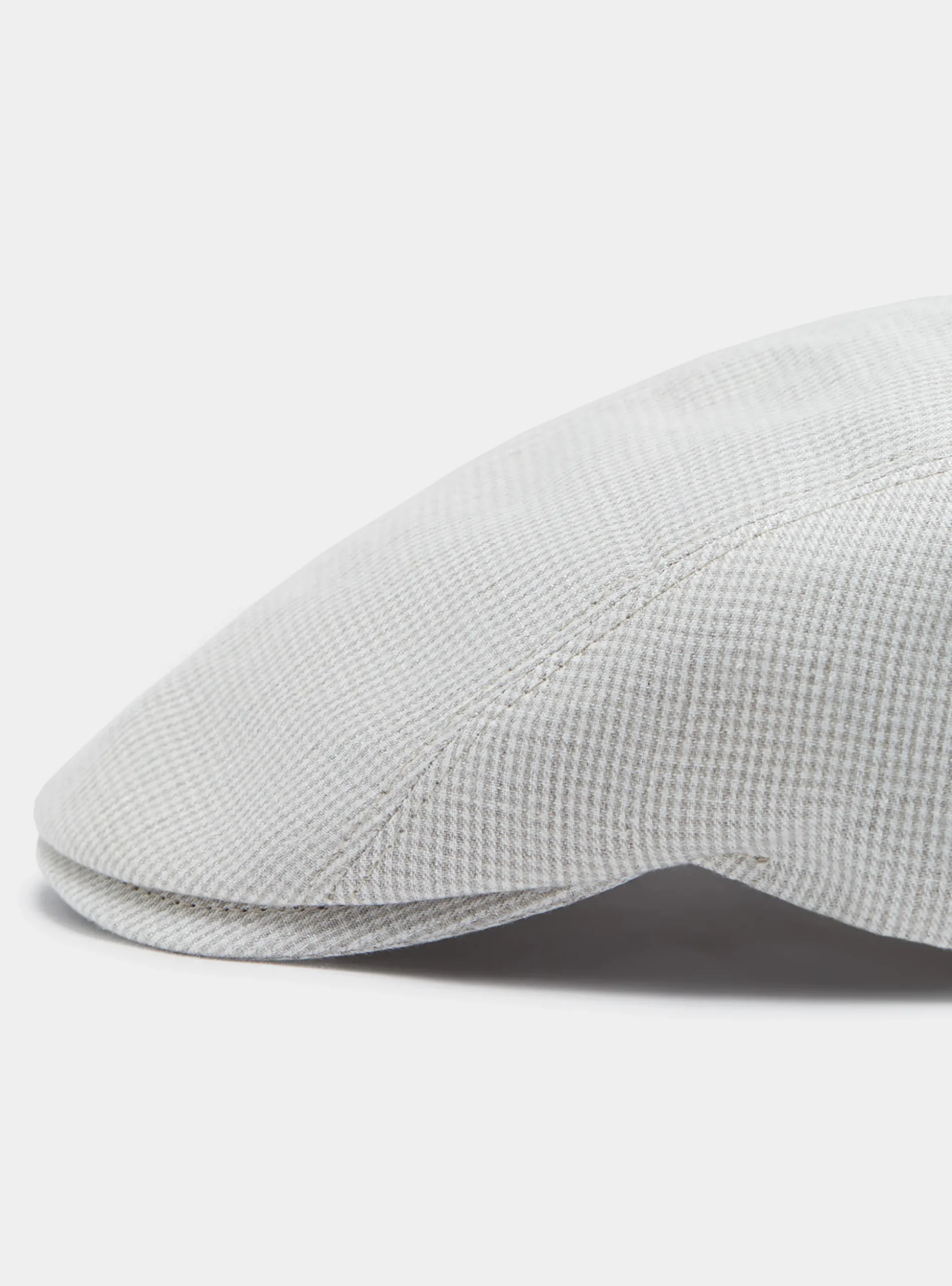 Coppola in puro lino pied de poule