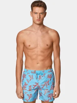Costume da bagno stampa corallo