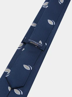 Cravatta in twill di seta a fantasia