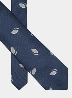 Cravatta in twill di seta a fantasia
