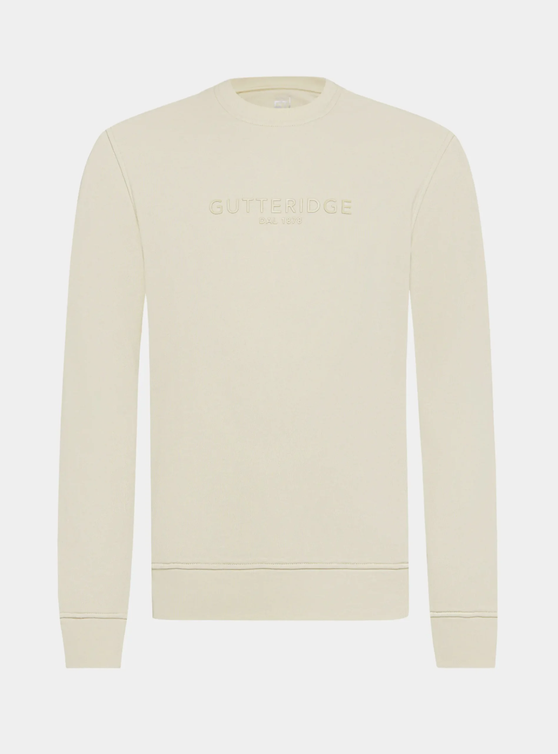 Felpa girocollo GT01 con logo Gutteridge