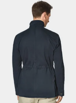 Field jacket in twill stretch