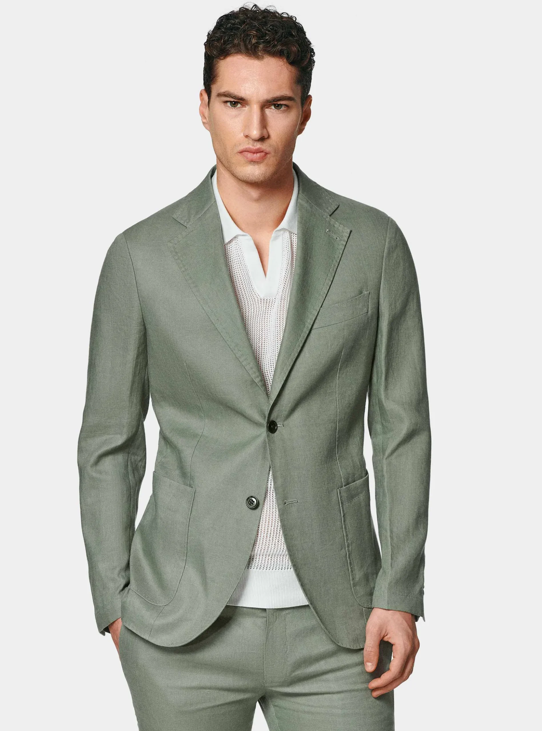 Giacca abito in puro lino