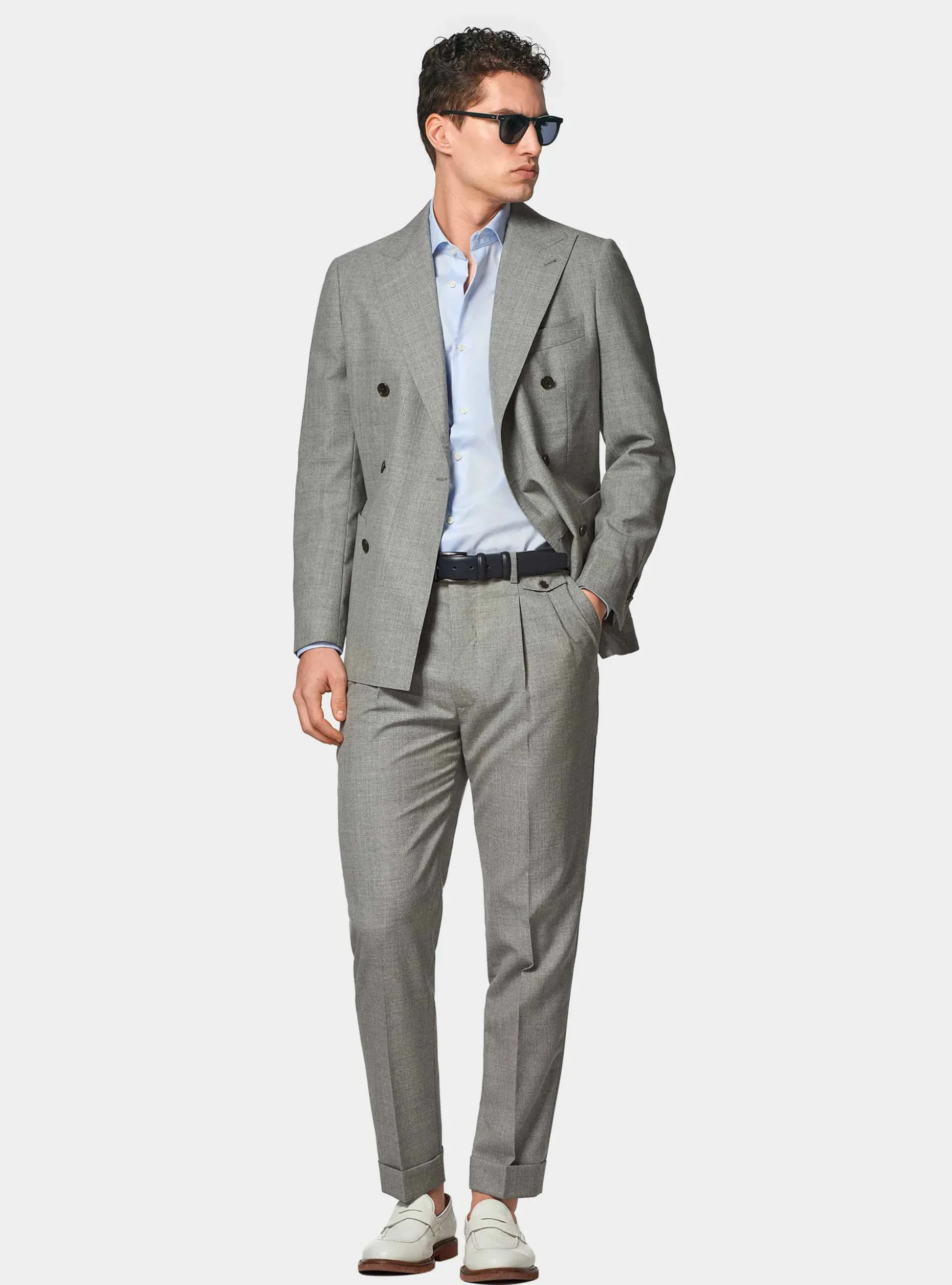 Giacca doppiopetto in pura lana Vitale Barberis Canonico