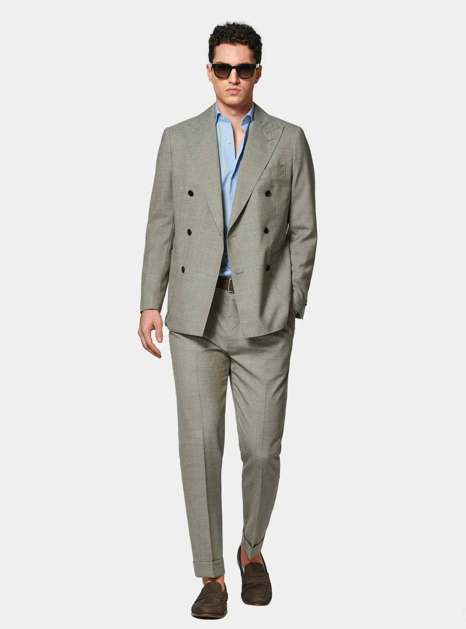 Giacca doppiopetto in pura lana Vitale Barberis Canonico