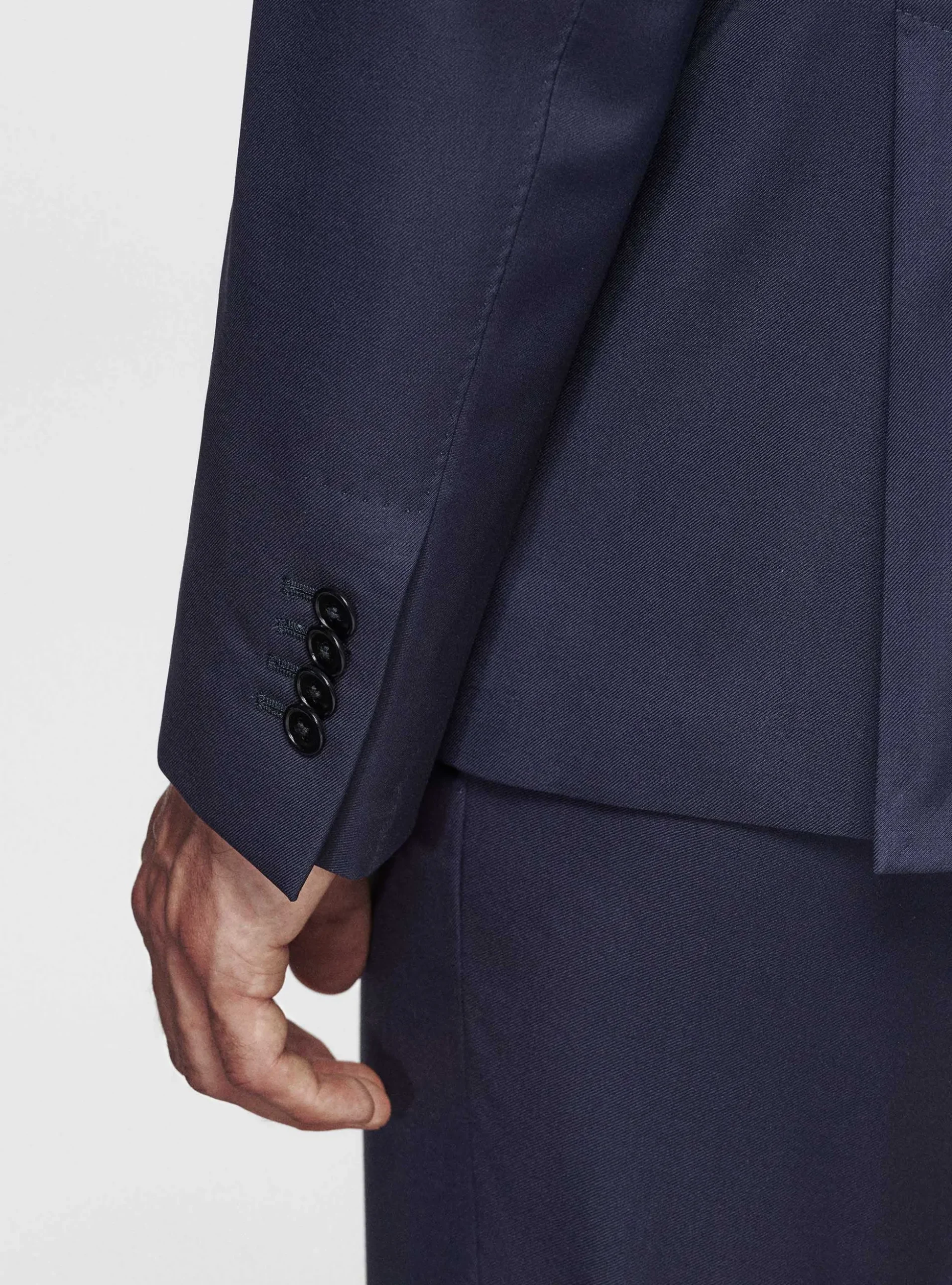 Giacca drop 4 in pura lana Vitale Barberis Canonico