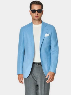 Giacca hopsack in lana Vitale Barberis Canonico