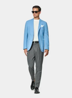 Giacca hopsack in lana Vitale Barberis Canonico