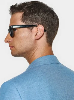Giacca hopsack in lana Vitale Barberis Canonico