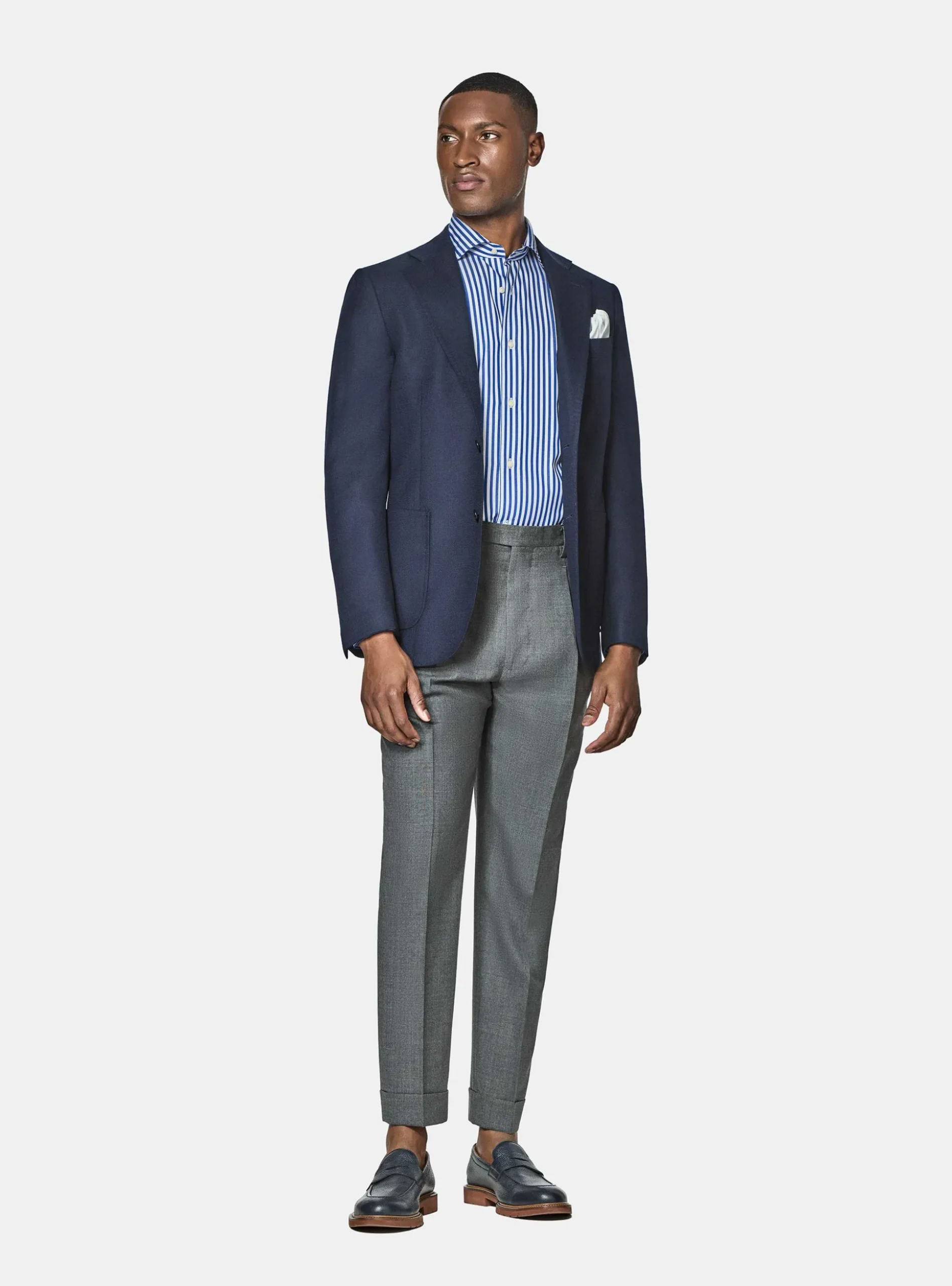 Giacca hopsack in lana Vitale Barberis Canonico