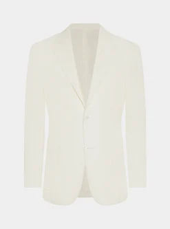 Giacca in lino crepe
