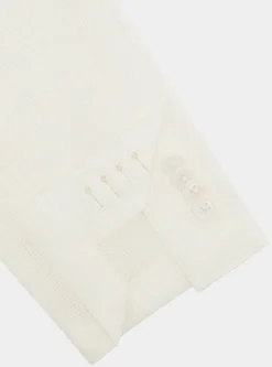 Giacca in lino crepe