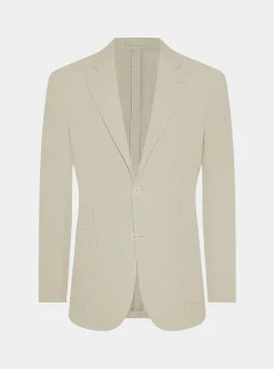 Giacca in lino crepe
