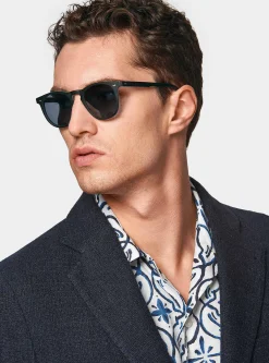Giacca in lino crepe