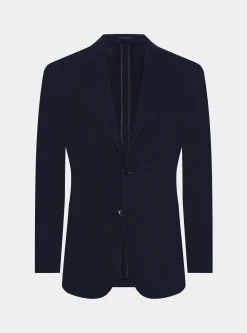 Giacca in lino crepe
