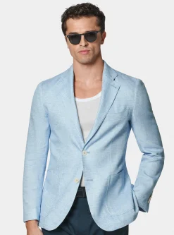 Giacca in misto lino e cotone