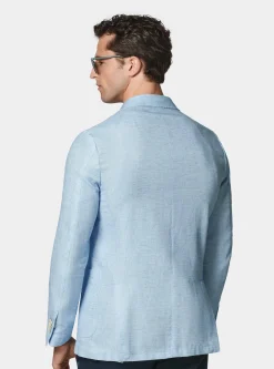 Giacca in misto lino e cotone