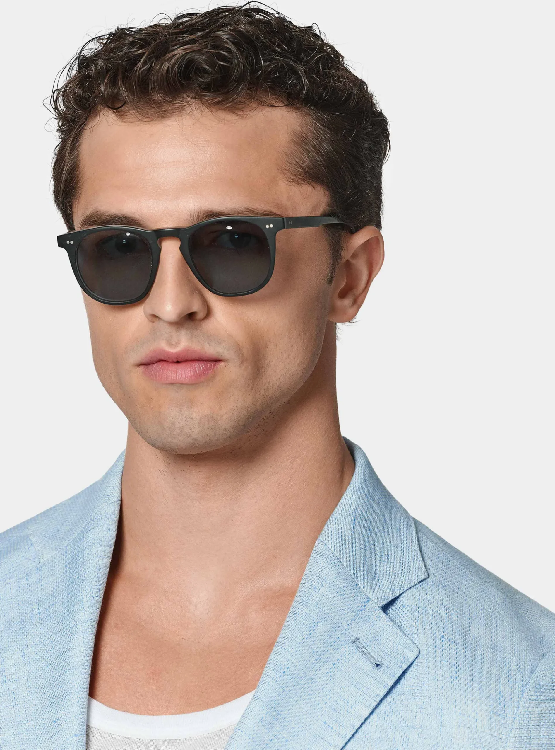 Giacca in misto lino e cotone