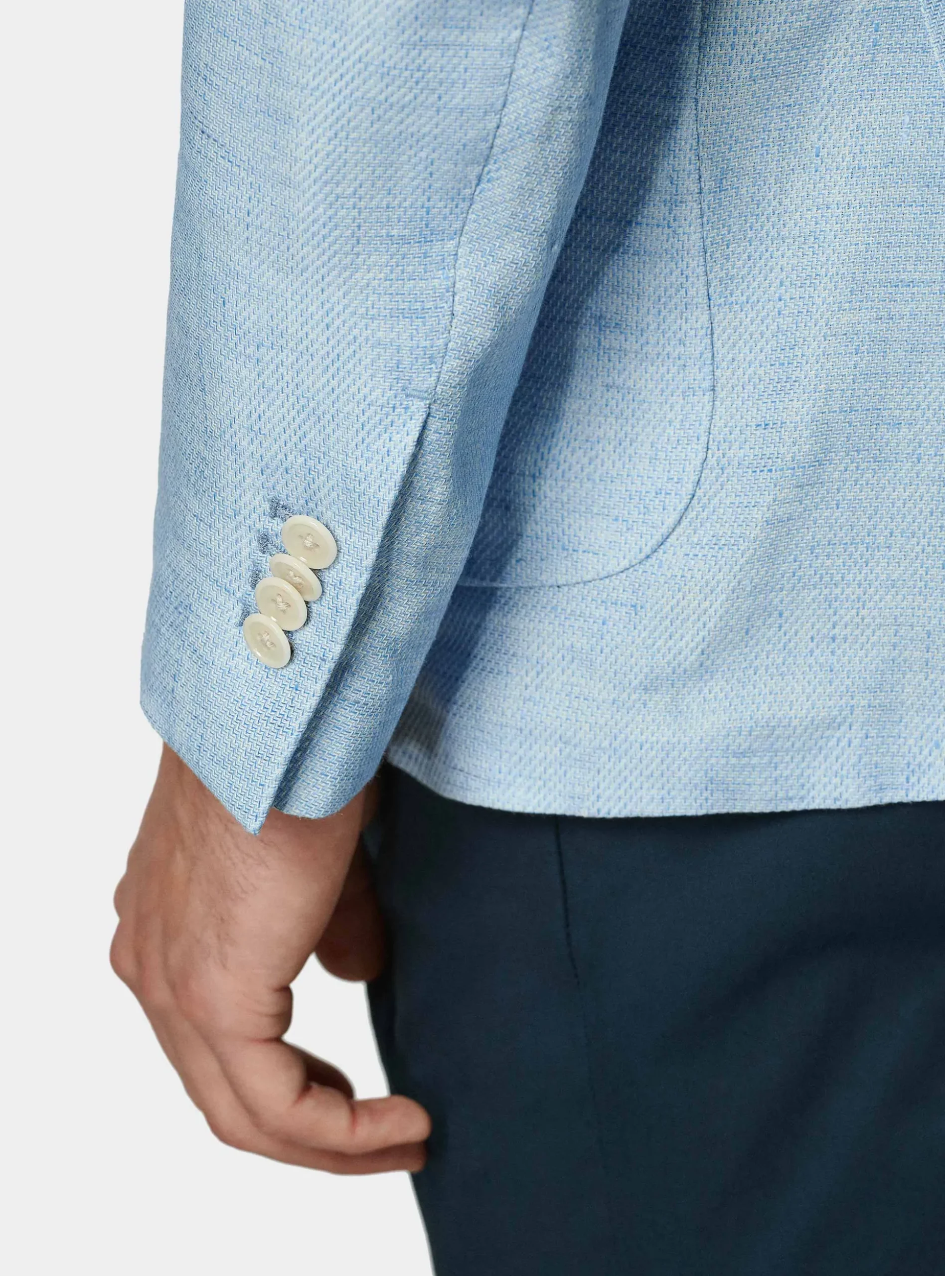 Giacca in misto lino e cotone