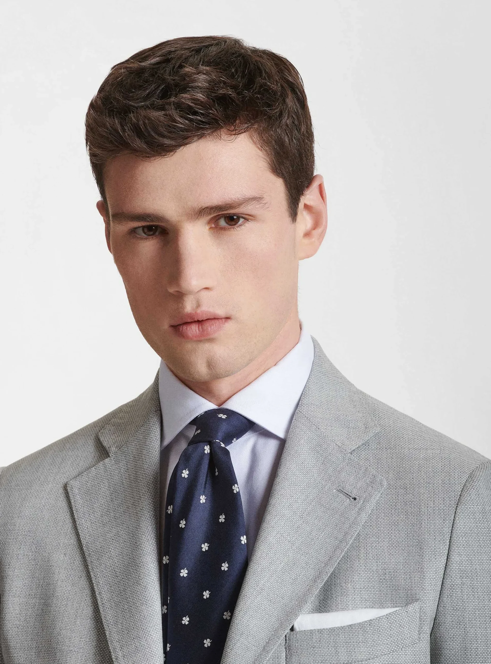 Giacca in pura lana hopsack Vitale Barberis Canonico