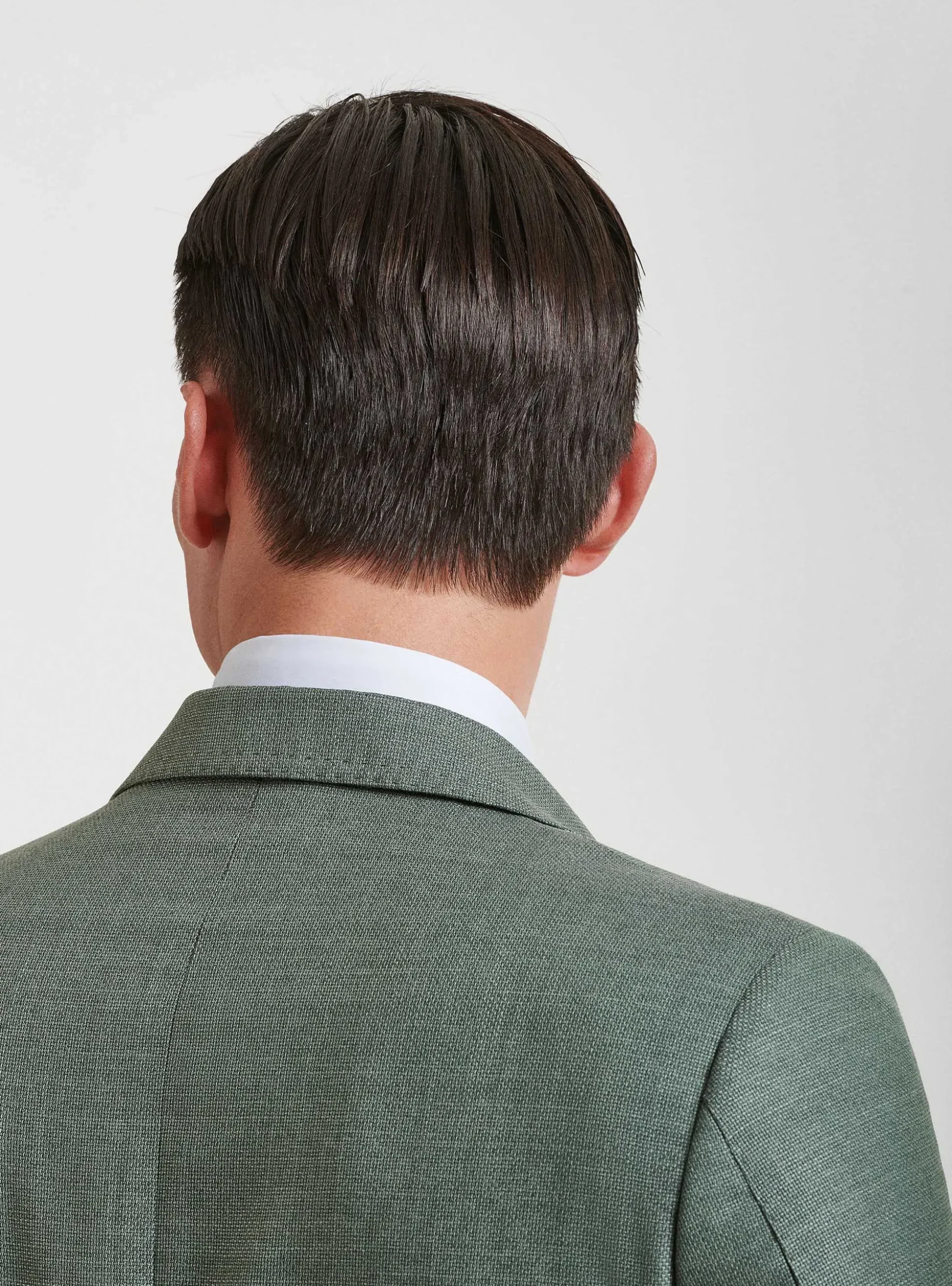 Giacca in pura lana hopsack Vitale Barberis Canonico
