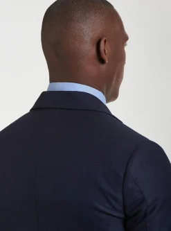 Giacca in pura lana hopsack Vitale Barberis Canonico