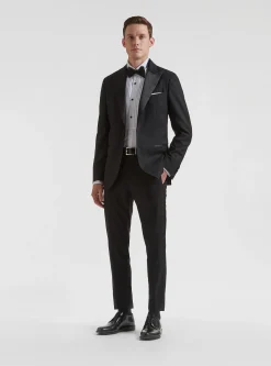Giacca smoking in pura lana Vitale Barberis Canonico