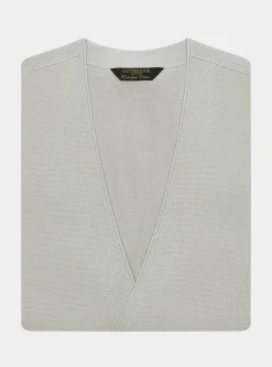 Gilet doppiopetto in maglia di cotone