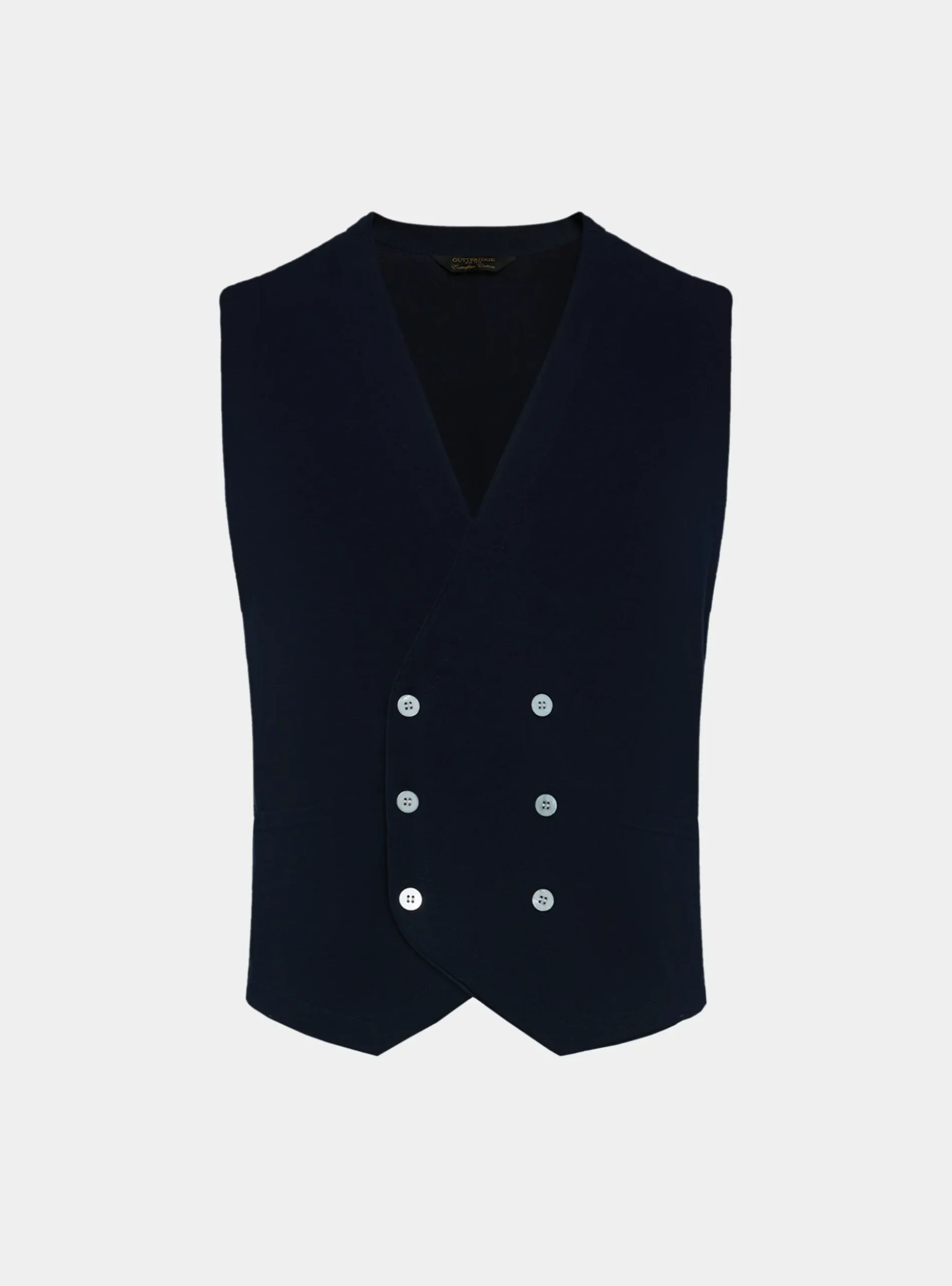 Gilet doppiopetto in maglia di cotone