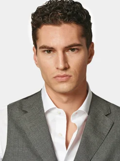 Gilet monopetto in pura lana Vitale barberis Canonico