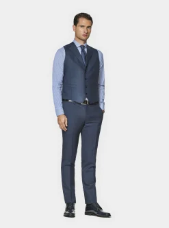 Gilet monopetto in pura lana Vitale barberis Canonico