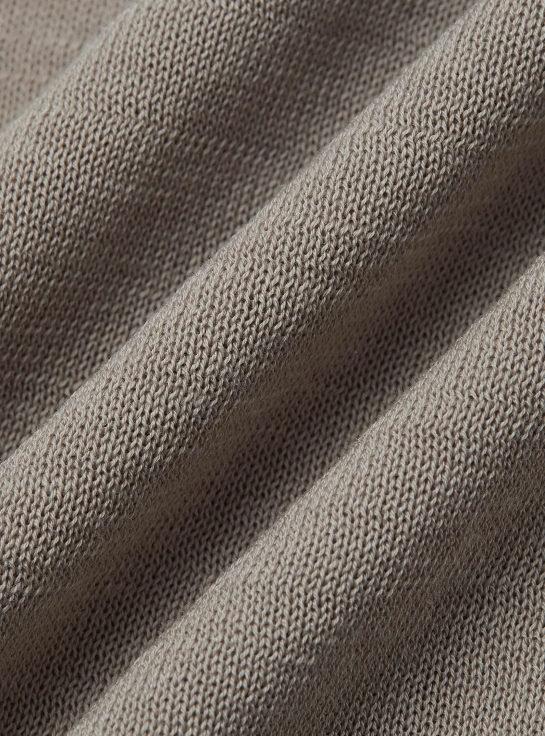 Maglia a polo in cotone e seta
