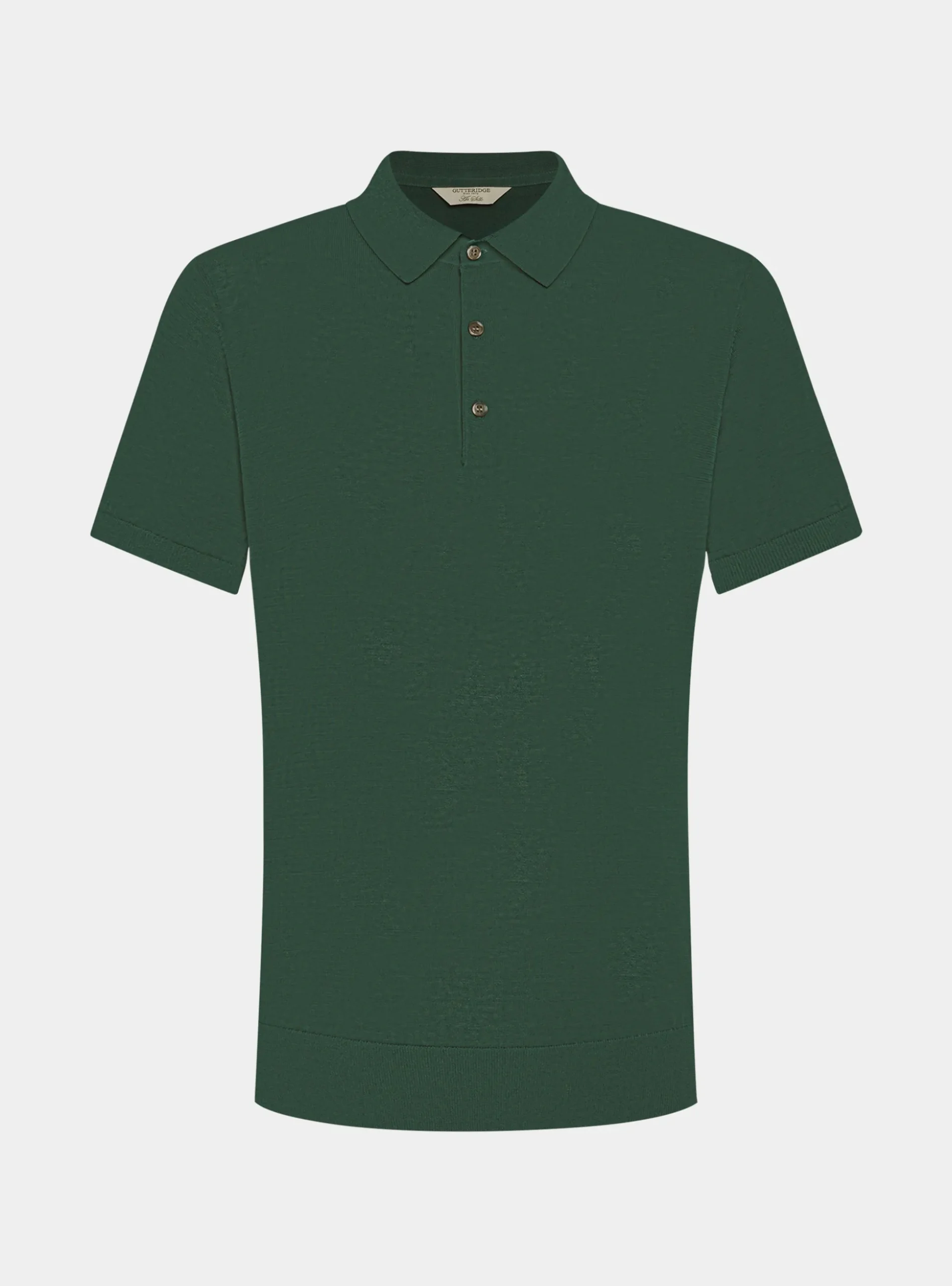 Maglia a polo in cotone e seta