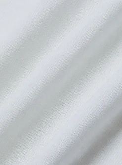 Maglia a polo in cotone e seta