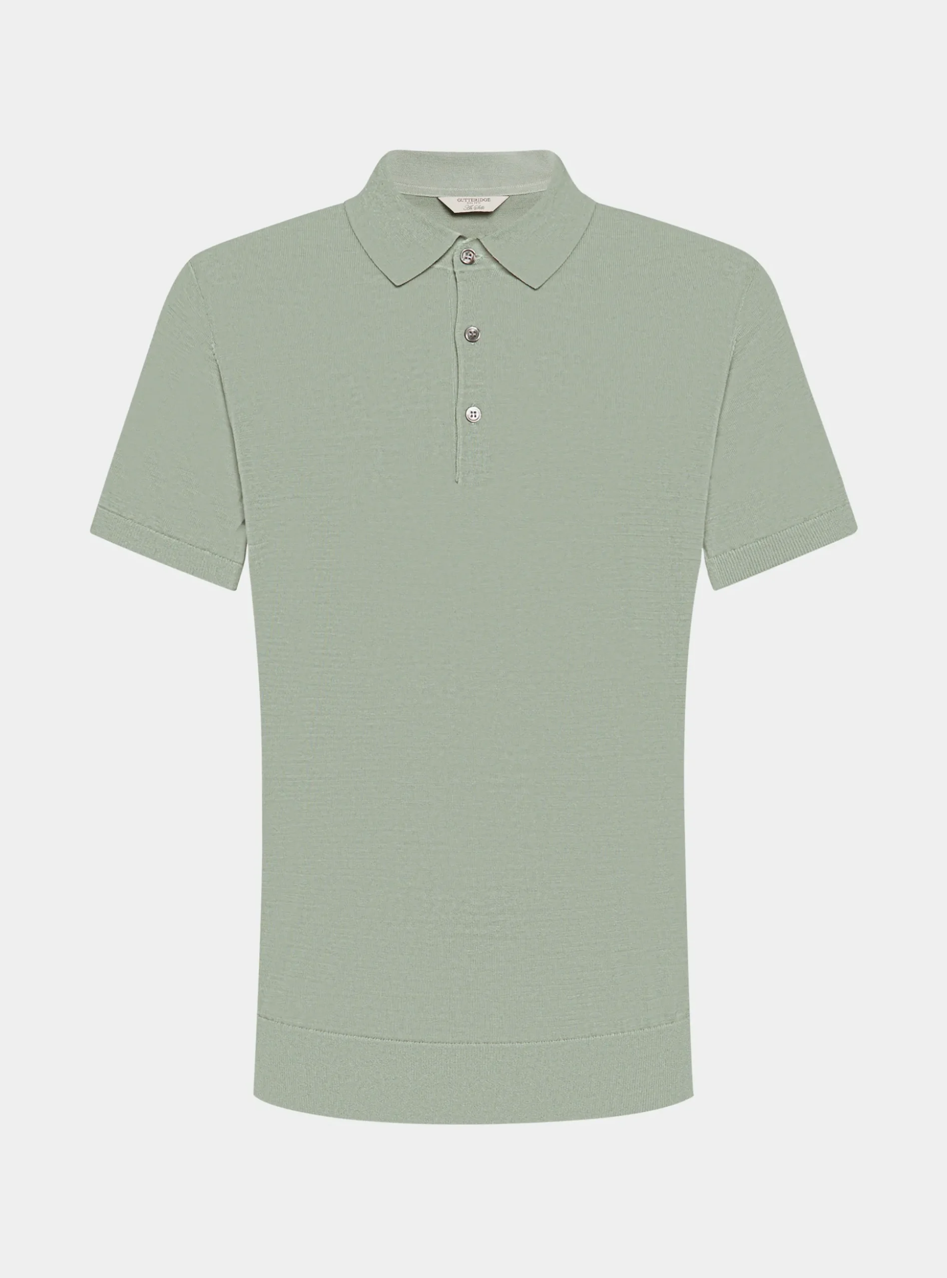 Maglia a polo in cotone e seta