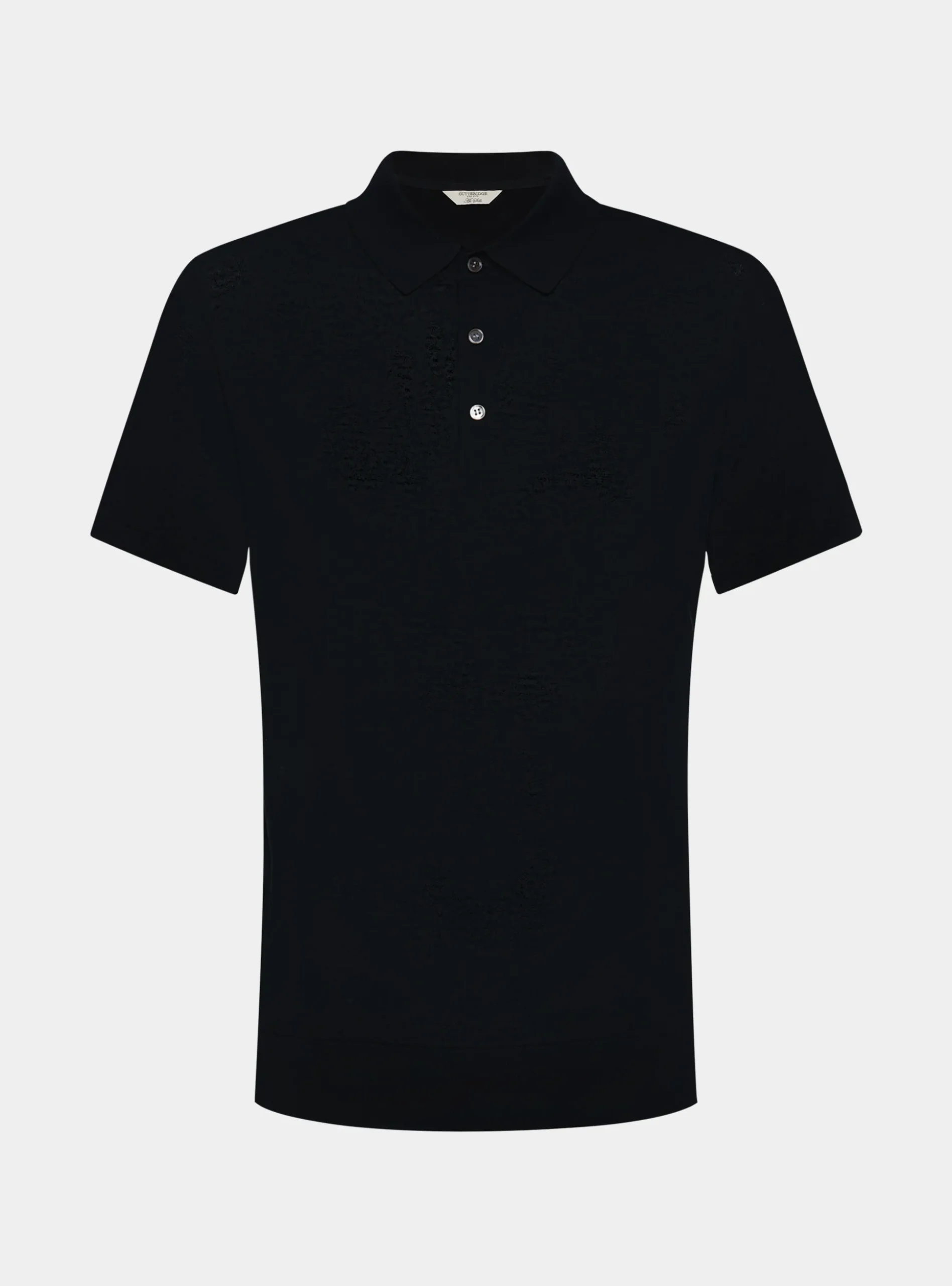 Maglia a polo in cotone e seta