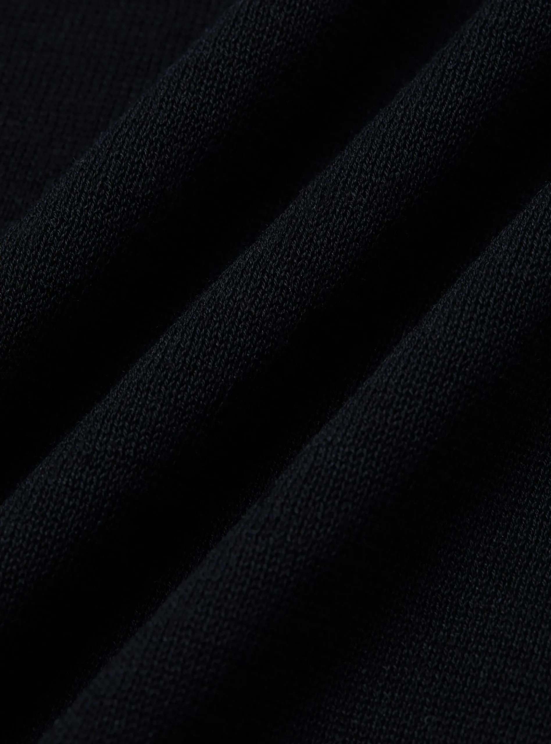 Maglia a polo in cotone e seta