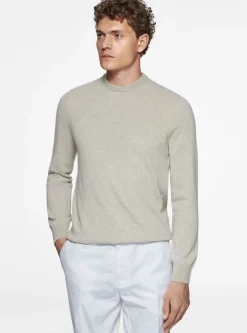 Maglia girocollo in cashmere