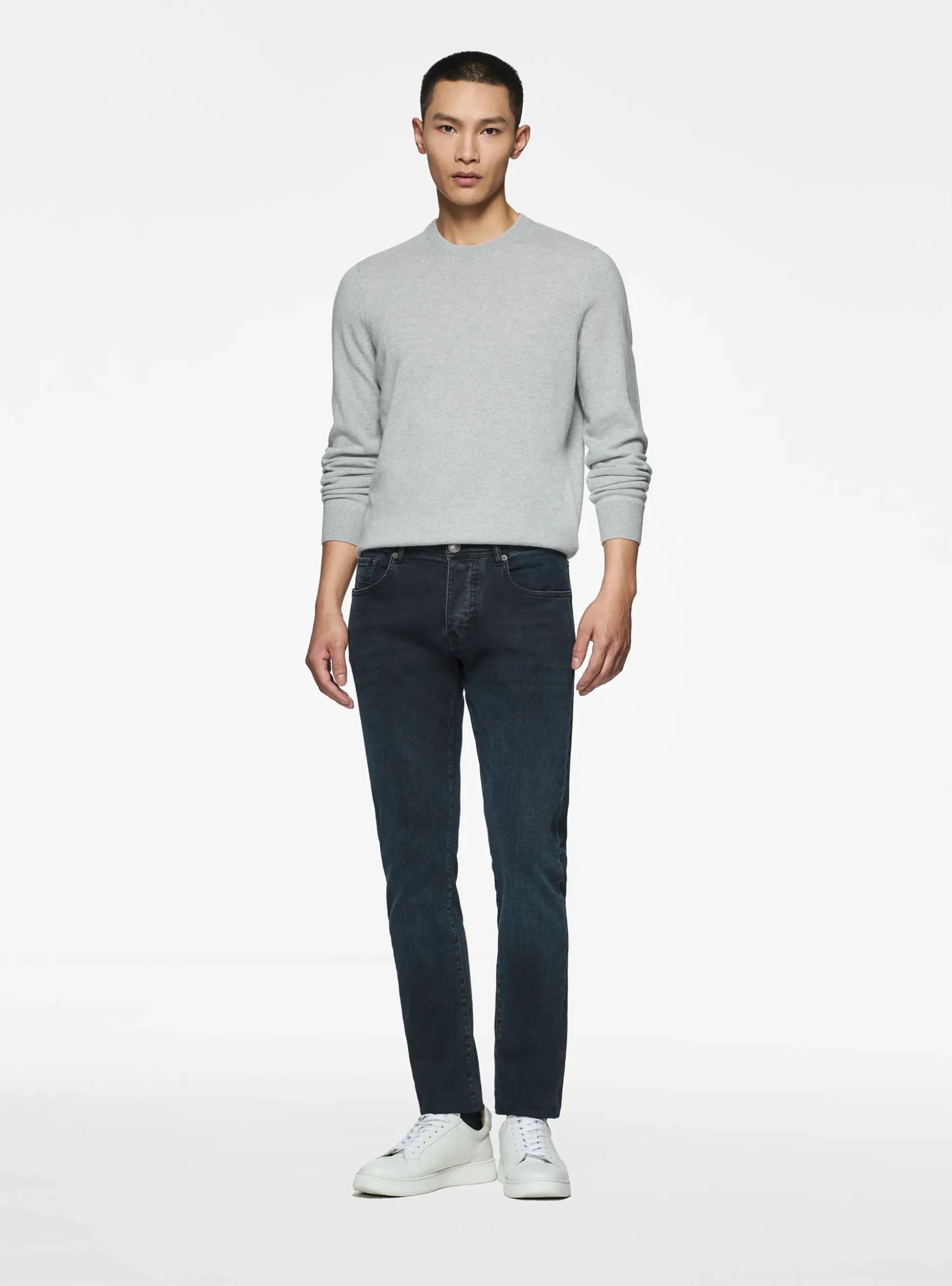 Maglia girocollo in cashmere