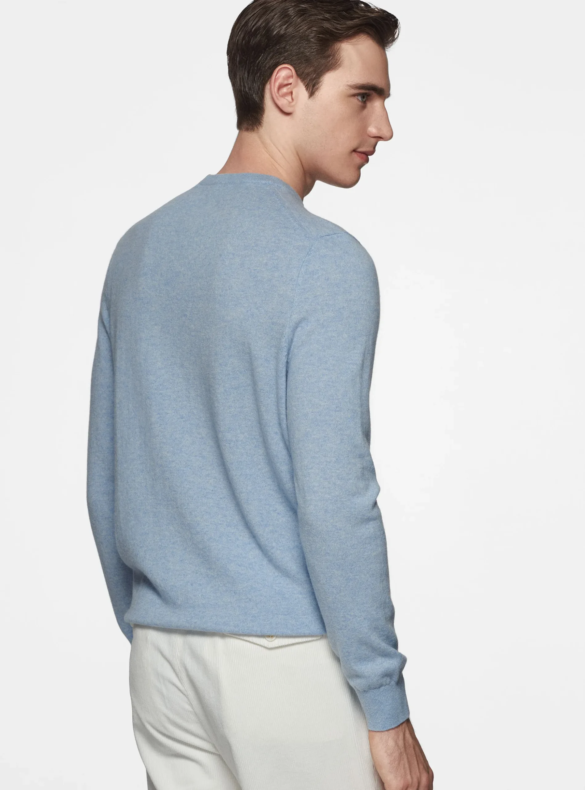 Maglia girocollo in cashmere