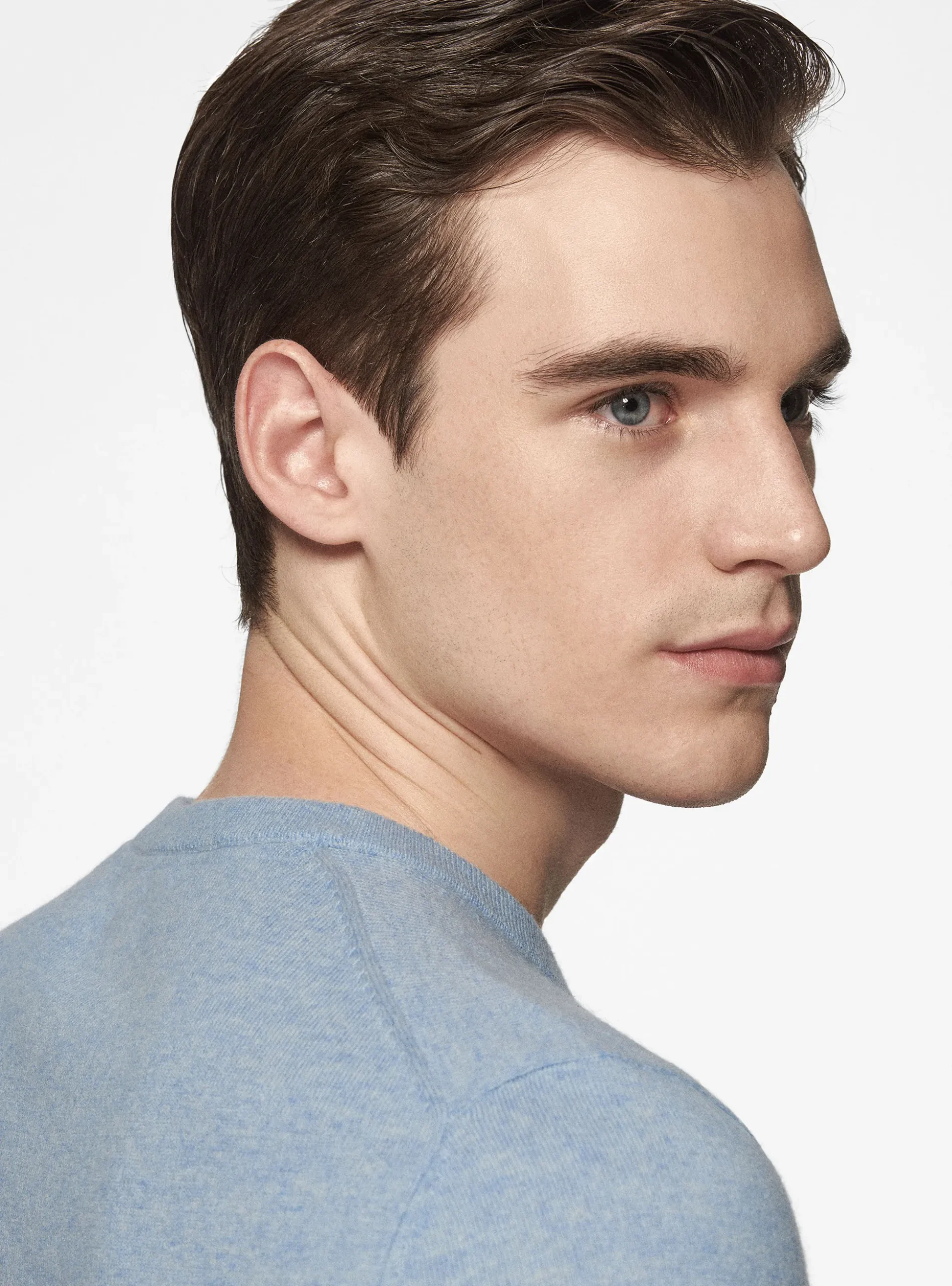 Maglia girocollo in cashmere