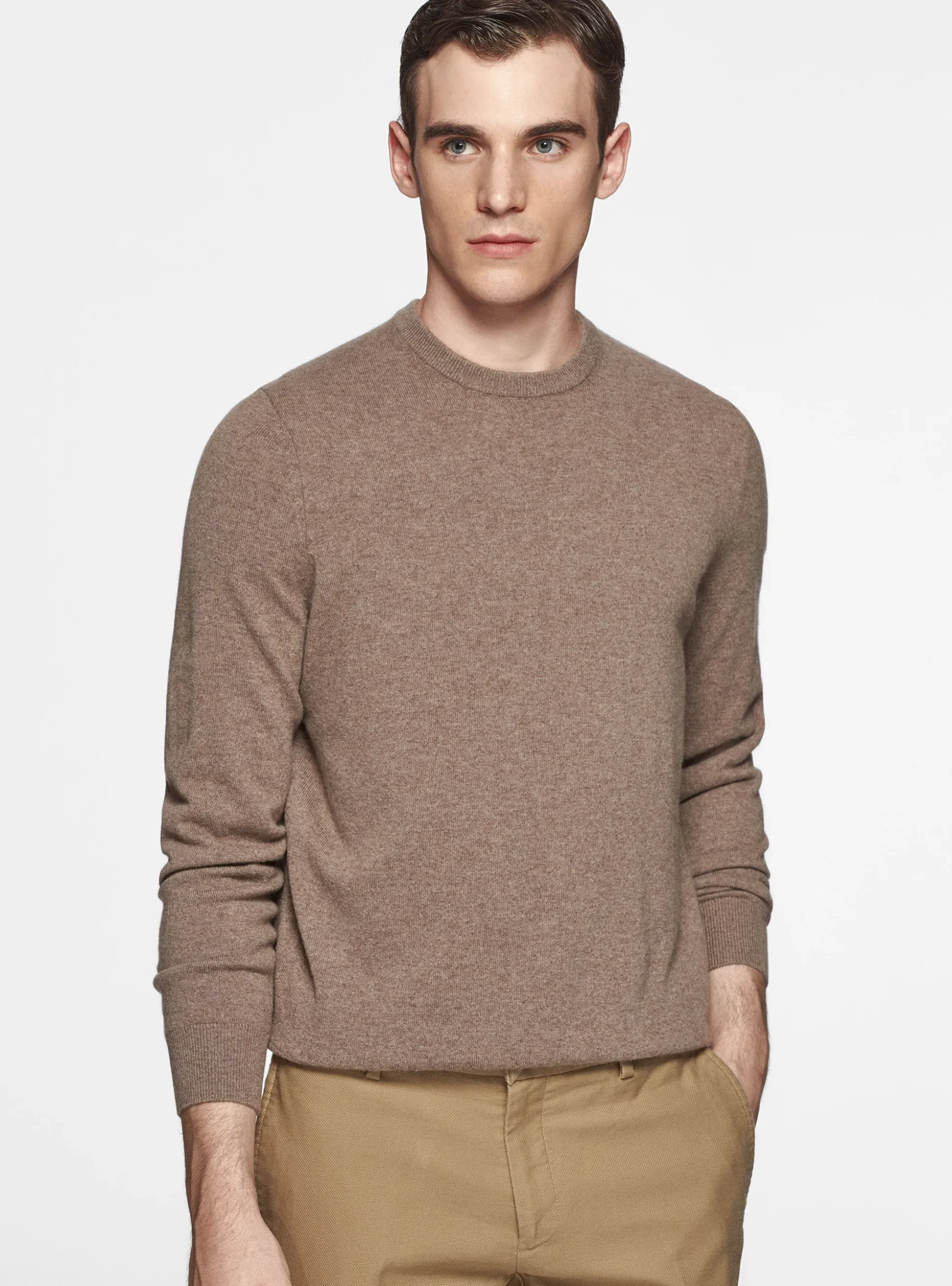 Maglia girocollo in cashmere