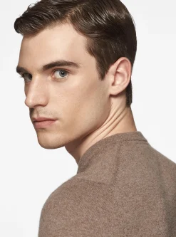 Maglia girocollo in cashmere